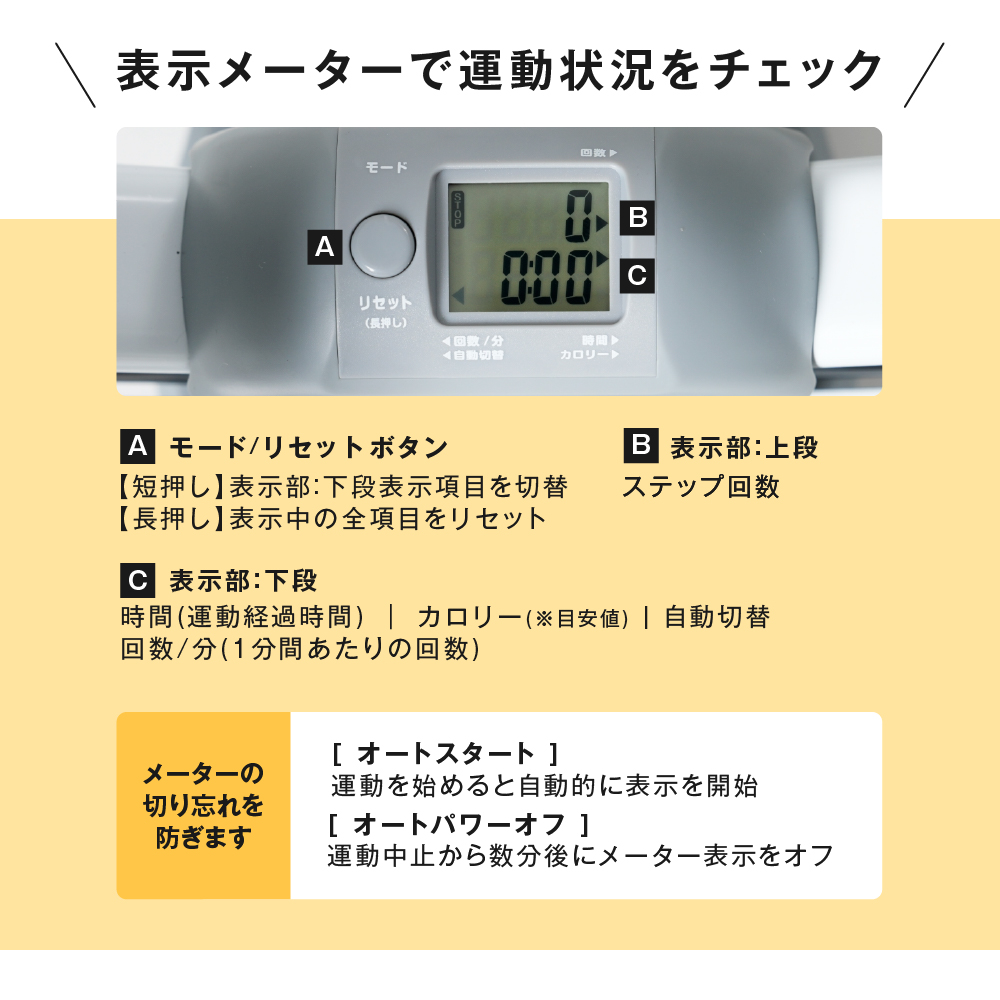ハンドル付きクルクル回転ステッパー/FA4126