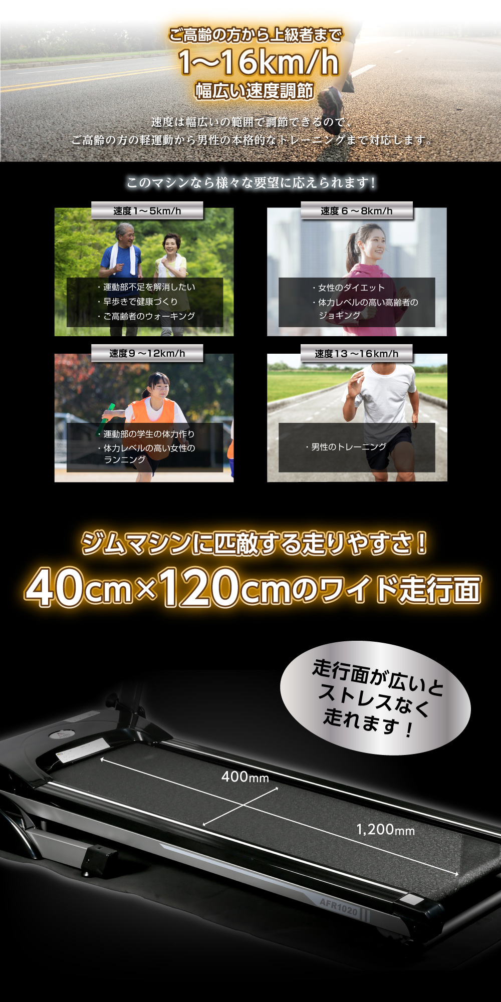 ランニングマシン1020/AFR1020