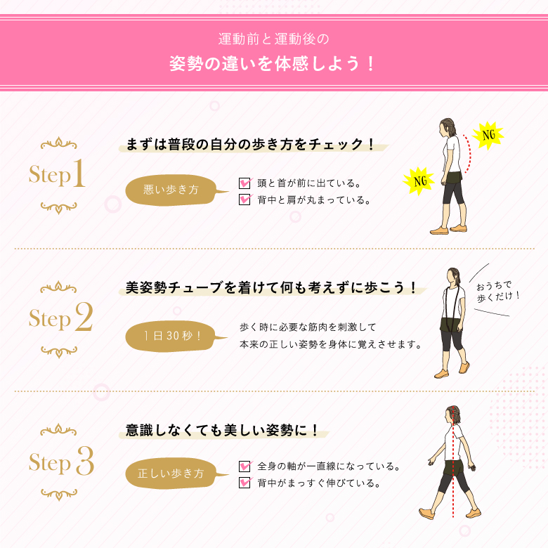 鈴木式美姿勢チューブS～Mサイズ/EXG161P_05
