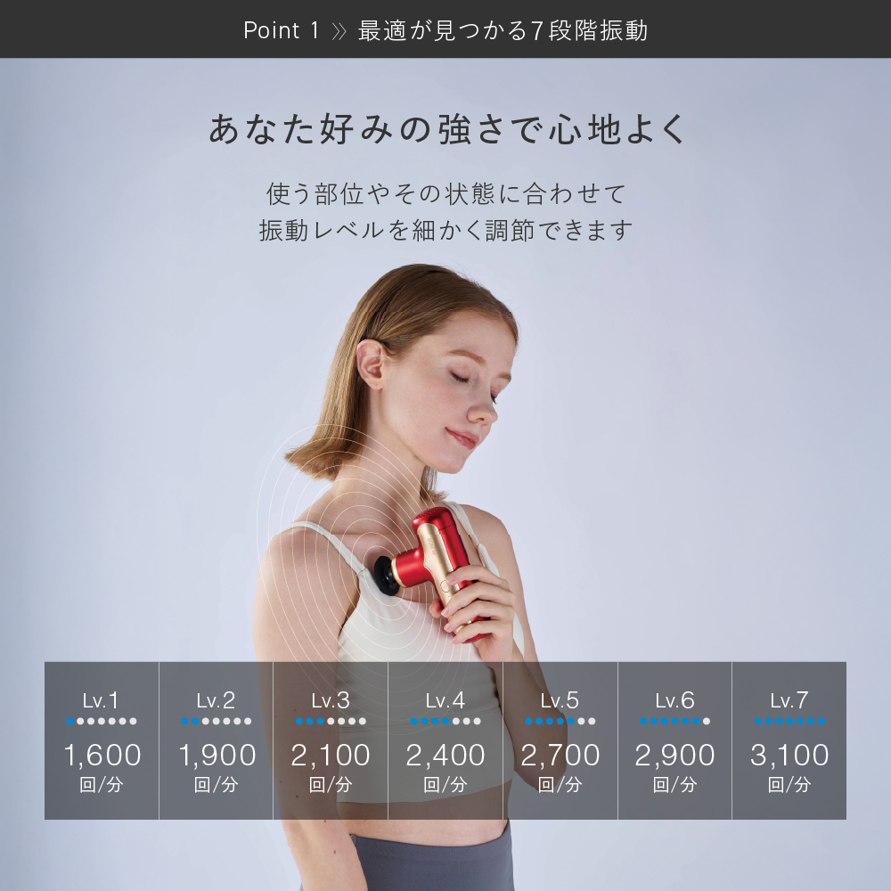 ボディシェイプガンネオ/MCB025K(ブラック)/MCB025N(ネイビー)/MCB025R(レッド)