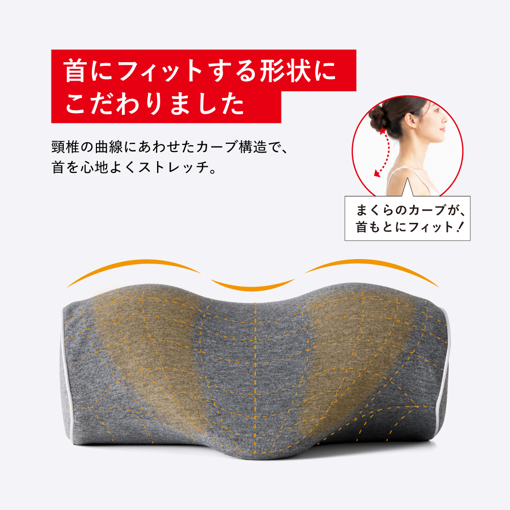 やさしく支える首まくら/MCL301
