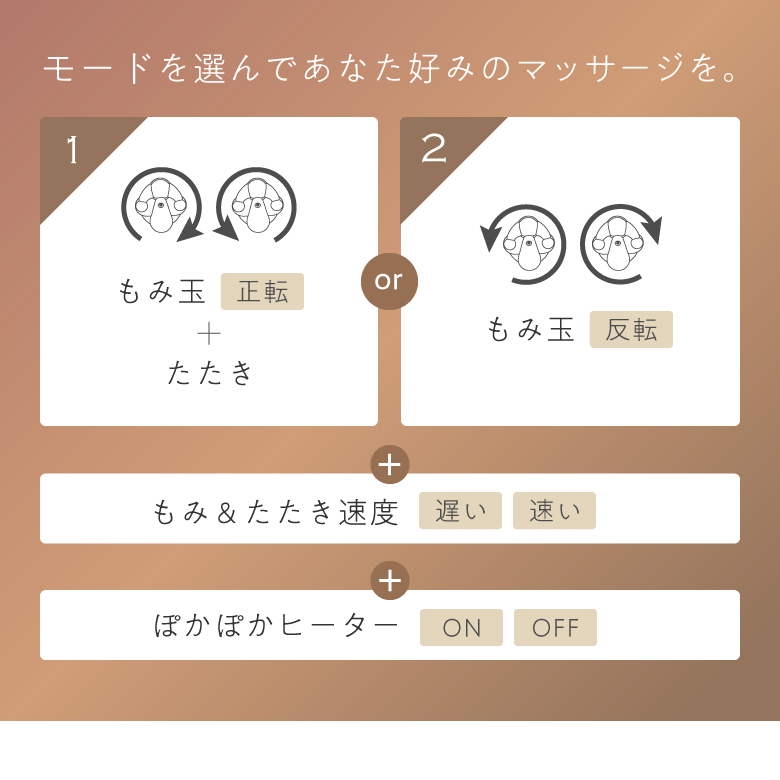 コードレスクッションマッサージャー コリレス/MCR8122C/G_07