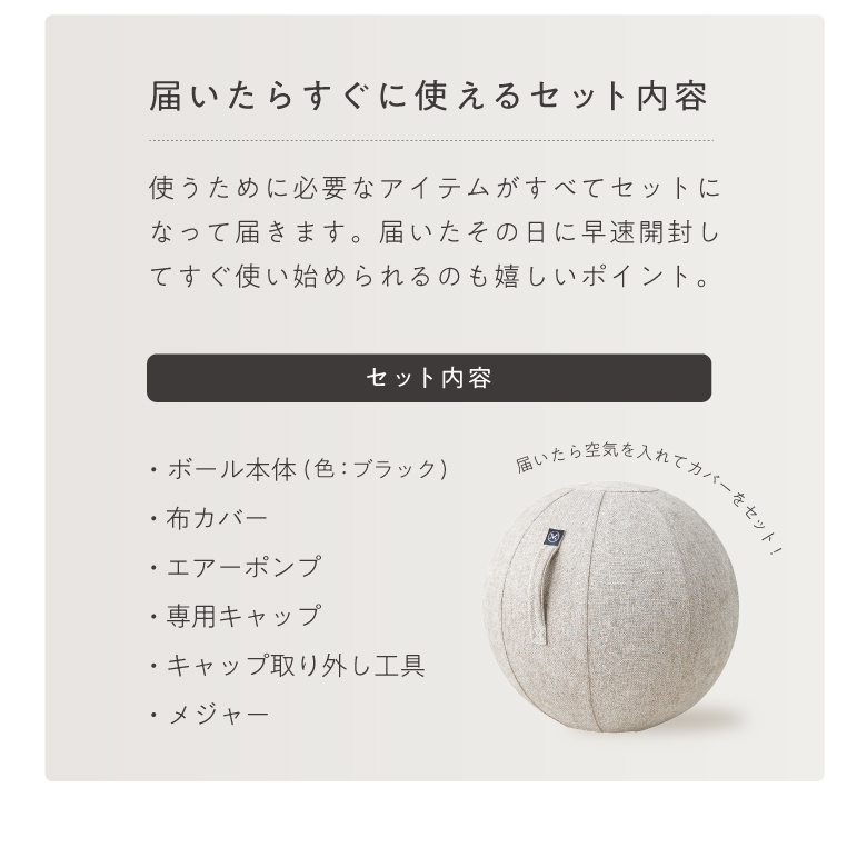 バランスボール シェリア 55cm/MVS355_07