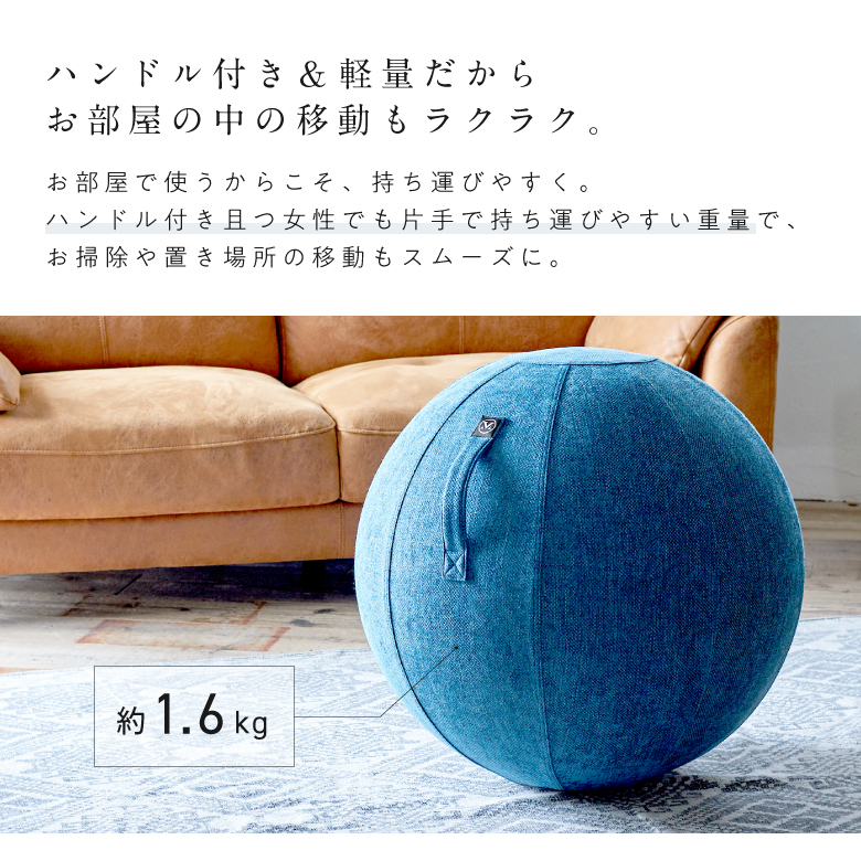 バランスボール シェリア 65cm/MVS365_05